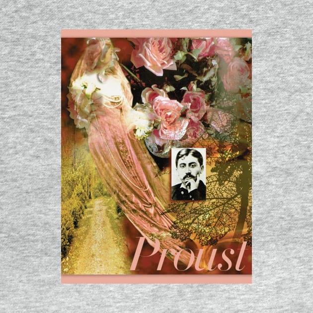 Marcel Proust Collage Portrait by Dez53